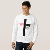 Sweatshirt blanc du salut (Devant entier)