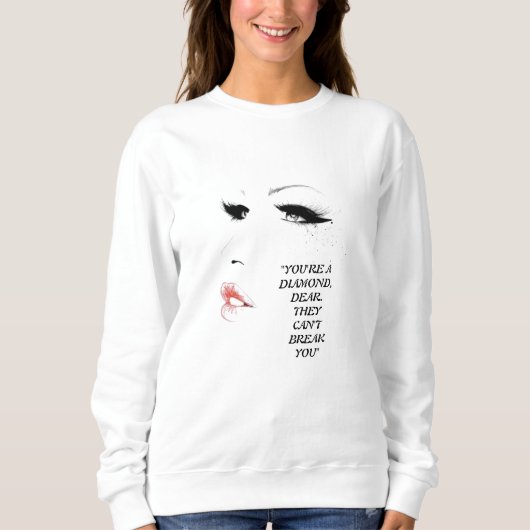 SWEATSHIRT BLANC (FEMMES) (Devant)