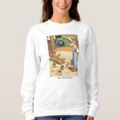 Sweatshirt blanc femmes motards (Devant)