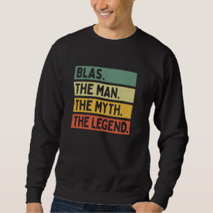 Sweatshirt Blas L'Homme Le Mythe La Légende Drôle Personnalis