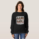 Sweatshirt Bleached Ball Jeu Vibes Coeur Leopard Ball Mo (Devant entier)