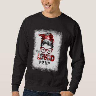 Sweatshirt Bleached Messy Bun One Loved Pasteur Valentine's D