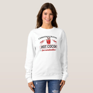 Sweatshirt Blend de Noël, cacao chaud, Noël, Sweat,