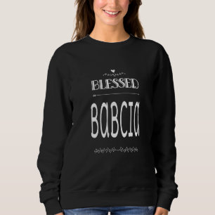 Sweatshirt Blessé Babcia Pologne grand-mère polonaise