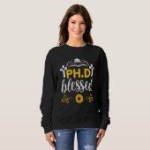 Sweatshirt Blessé Ph D Christian Blessed Doctorat Doctorale (Devant entier)