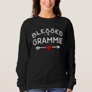 Sweatshirt Blessed Grammie Heart Arrow Sweet Grand-mère