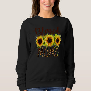 Sweatshirt Blessed Momo Floral Pour Femmes Fête Des Mères