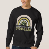 Sweatshirt Blessed To Be Called Grandma Boho Rainbow Cute Mot (Devant)