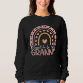 Sweatshirt Blessed To Be Called Granny Leopard Rainbow Cute M (Devant)