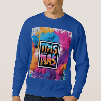 Sweatshirt Bleu complet T-shirt imprimé design meilleure qual