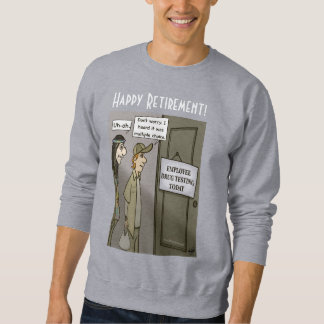 Sweatshirt bleu de la marine masculine