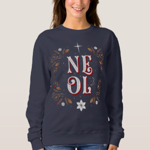 Sweatshirt Bleu de Noël de Noel des femmes le premier