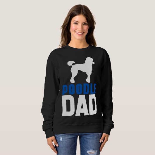 Sweatshirt Bleu poumon papa (Devant entier)