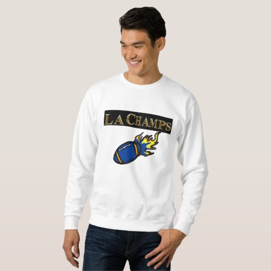 SWEATSHIRT BLEUS ET JAUNES (Devant entier)