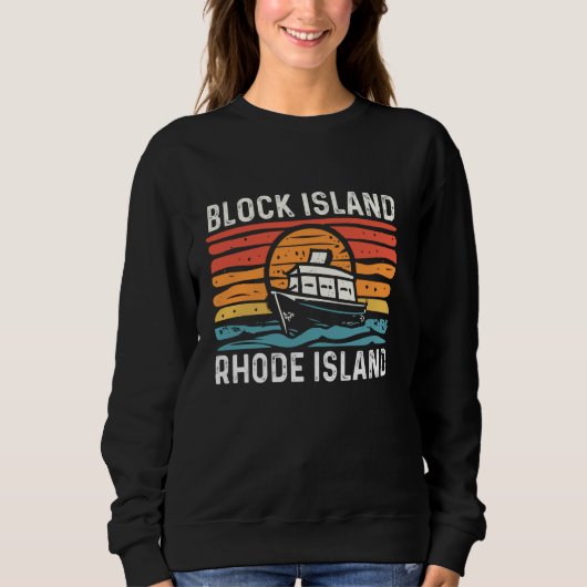 Sweatshirt Block Island Booking, Block Island RI, Block Islan (Devant)