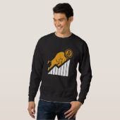 Sweatshirt Blockchain Crypto Crypto Currency Crypto Trader Bi (Devant entier)
