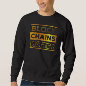 Sweatshirt Blockchain Cryptomonnaie Bitcoin Crypto Traders M (Devant)