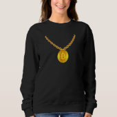 Sweatshirt Blockchain Cryptomonnaie Crypto Trader Bitcoin (Devant)