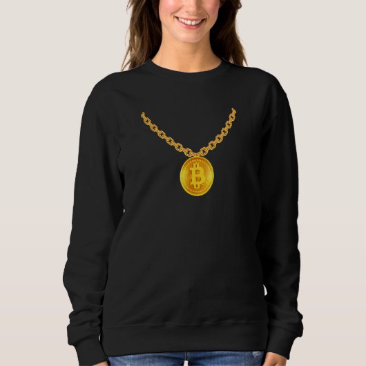 Sweatshirt Blockchain Cryptomonnaie Crypto Trader Bitcoin (Devant)