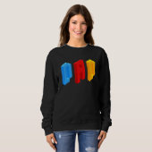 Sweatshirt Blocks Master Papa Brick Builder Cool Builder Papa (Devant entier)