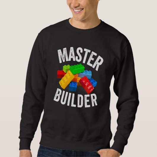 Sweatshirt Blocs de construction de Master Builder Jouets de (Devant)