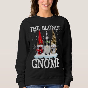 Sweatshirt Blonde Gnome Buffalo Plaid Matching Family Christa