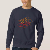 Sweatshirt Blood Flame  design  (Devant)