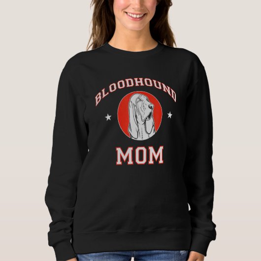 Sweatshirt Bloodhound Maman 1 (Devant)