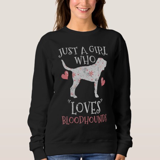 Sweatshirt Bloodhound Vintage (Devant)
