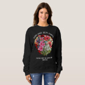 Sweatshirt BLOOM OÙ VOUS ÊTES PLANTÉ Christian Floral (Devant entier)