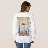 Sweatshirt Blossom Cafe face/arrière col (Dos entier)