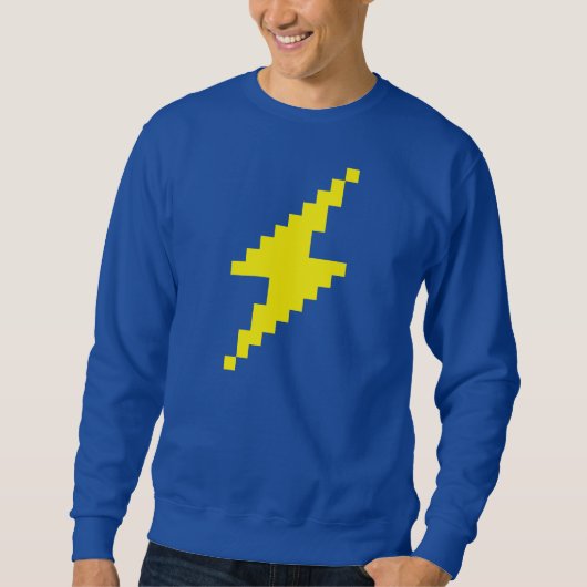 Sweatshirt Bloxels Lightning Bolt (Devant)