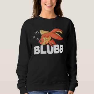 Sweatshirt Blubb sous-marin Poisson d'or Poisson Aquarist Pêc