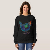 Sweatshirt Blue Chicken   (Devant entier)