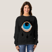 Sweatshirt Blue Eyes Black tears (Devant entier)