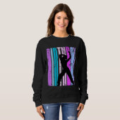 Sweatshirt Blue Girls Dance Dancer Womens Grandaughter Cute C (Devant entier)