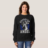 Sweatshirt Blue Line K9 Police Dog Guardian Angel K9 Police O (Devant entier)