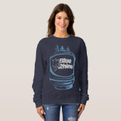 Sweatshirt Blue Rhino "Tank" foncé femmes (Devant entier)