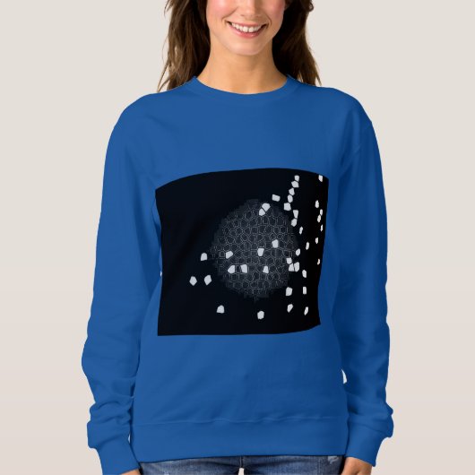 Sweatshirt Blue Shattered (Devant)