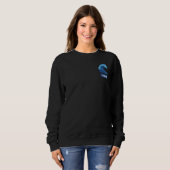 Sweatshirt Blue Wave (Devant entier)