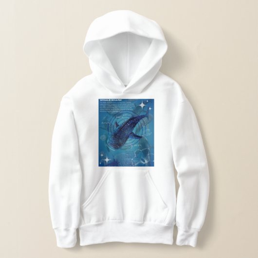 Sweatshirt Blue Whale imprimé des deux côtés (Poser)