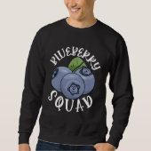 Sweatshirt Blueberry Fruit  Blueberry Squad (Devant)