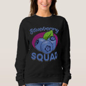Sweatshirt Blueberry Fruit  Blueberry Squad  1 (Devant)