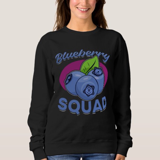 Sweatshirt Blueberry Fruit  Blueberry Squad  1 (Devant)