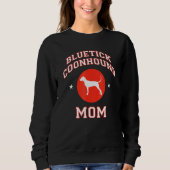Sweatshirt Bluetick Coonhound Maman (Devant)