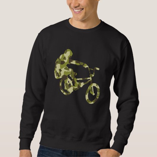 Sweatshirt Bmx Bike Camo Racer Biker (Devant)