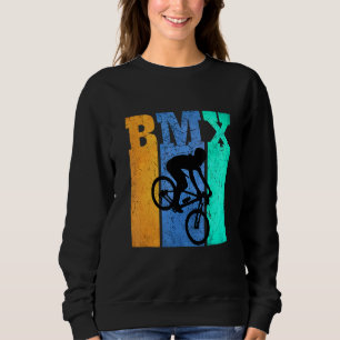 Sweatshirt BMX MTB Stunts Vélo Vélo Vintage Motocros