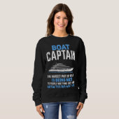 Sweatshirt Boat Captain The Hardest Part of My Job  Boating (Devant entier)