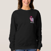 Sweatshirt Boba Deux Baes Poche Buble Thé Boba Couple Drinki (Devant)