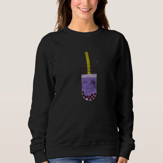 Sweatshirt Boba Milk Teas Tapioca Bubble Pearl (Devant)